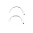 Coudes passe-câble pour frein V-Brake acier inoxydable - Paire - #1