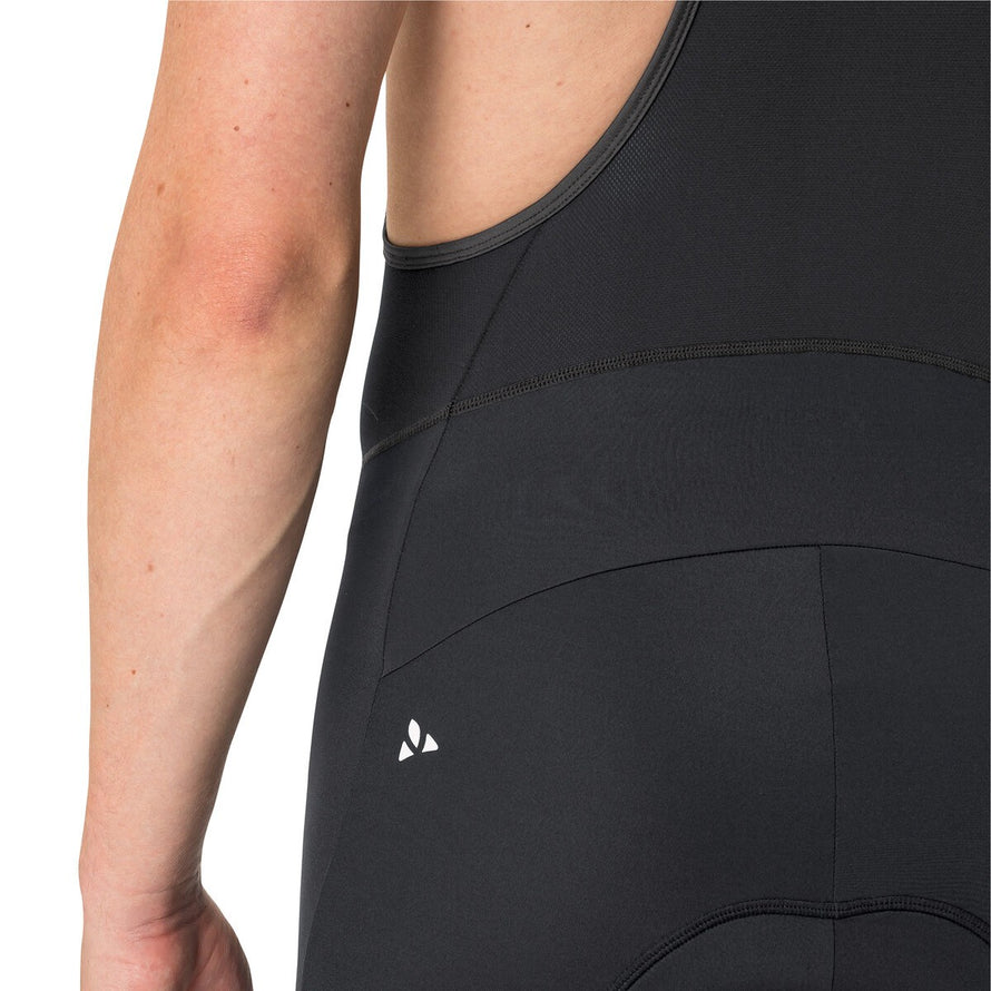 Cuissard long a bretelles Vaude Matera Bib Tights homme noir ideal pour cyclisme confort et endurance
