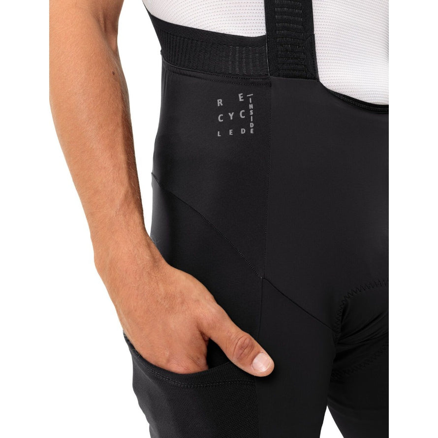 cuissard vélo kuro II homme Vaude vue de face focus bretelle