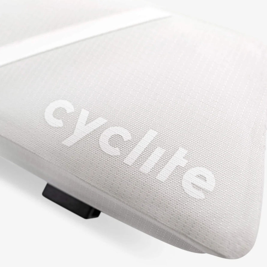 Sacoche top tube Nano 01 Cyclite Cycl blanche urbaine, compacte et pratique pour vélo de ville