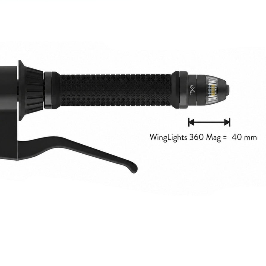 Clignotants et feux de signalisation WingLights 360 Mag Cycl pour velo securite et visibilite accrue