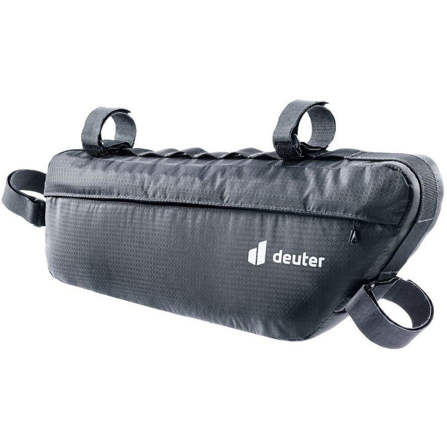 Sacoche de cadre bikepacking Deuter Mondego anthracite, robuste et pratique pour vos aventures vélo longues distances