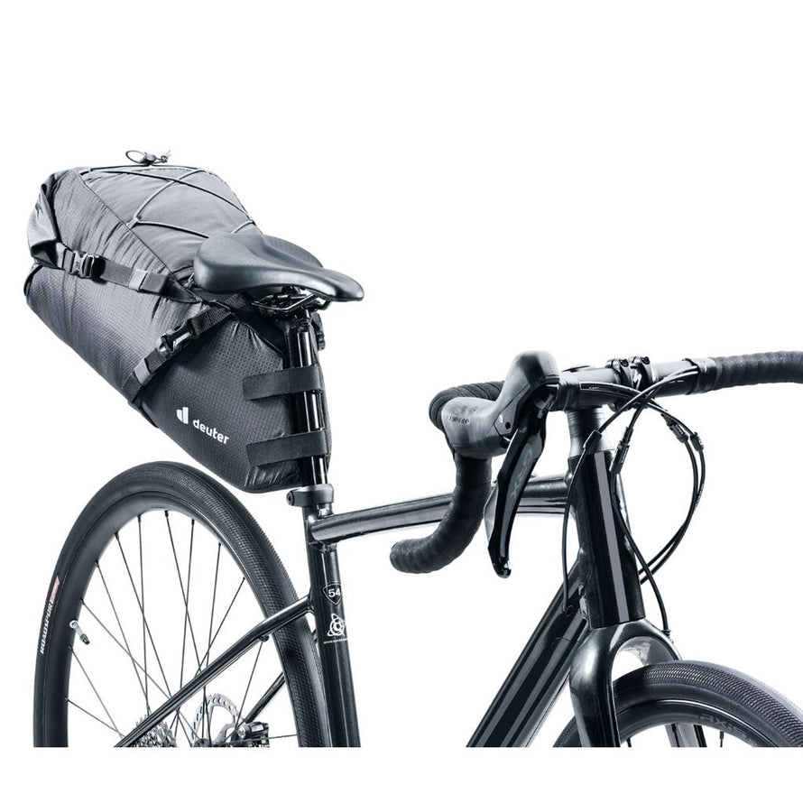 Sacoche de selle etanche 16L Deuter Mondego ideale pour bikepacking et voyages a velo longue distance