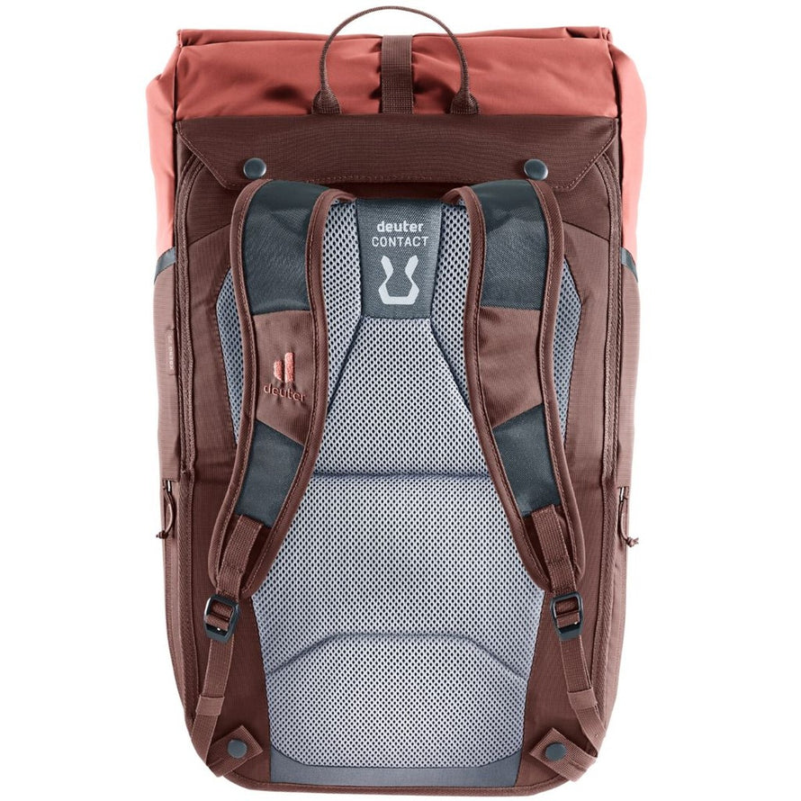 Sacoche vélo Deuter Xberg 25 convertible en sac à dos avec dos ventilé pour confort et aération optimale