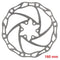 Disco freno per bici in acciaio 160/180/203 mm