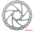 Disque de frein pour vélo en acier 160/180/203 mm