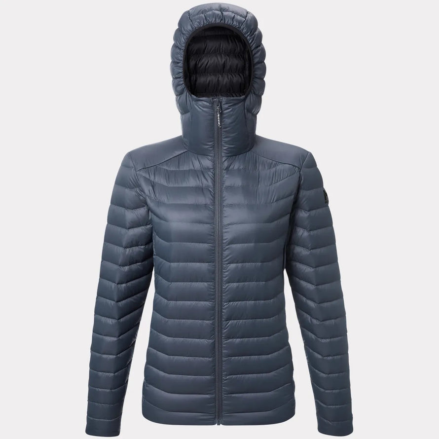 Doudoune femme Millet Evole Light 700HD bleue, ultra légère et compressible pour sorties à vélo