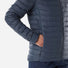 Doudoune femme Millet Evole Light 700HD bleue avec zip et poches, ideale pour activites a velo