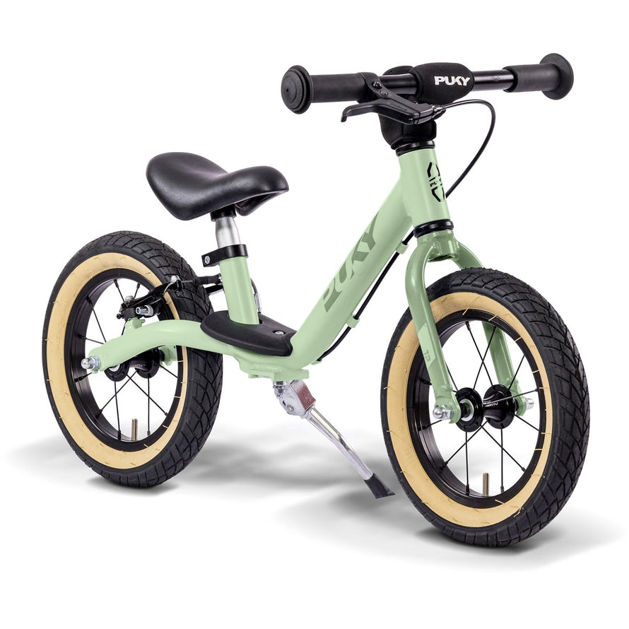 Draisienne Puky LR Light couleur vert pale pour enfants a partir de 2 ans et demi avec frein et repose-pieds