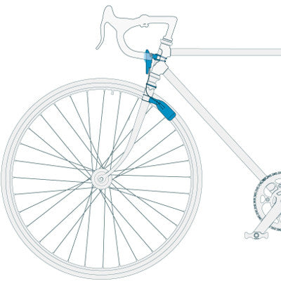 Eclairage pour vélo sans pile avant sur cadre Nova Reelight - #6