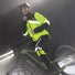 Ensemble de pluie vélo Fuji Wowow étanche, respirant, réfléchissant, fonctionnel. 