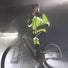 Ensemble de pluie vélo Fuji Wowow étanche, respirant, réfléchissant, unisexe. 