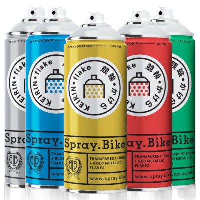 Finition peinture vélo Spray Bike Keirin Flake pailletée 400 ml - #1
