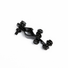 Support de fixation pour dynamo bouteille de vélo permettant de monter une dynamo sur cadre ou fourche lorsque le vélo ne possède pas de trou fileté.