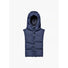 Capuche doudoune chaude reversible bleu marine Fudoon modele ideal pour cyclistes en hiver