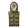 Capuche doudoune chaude isolante et reversible kaki Fudoon modele ideal pour cyclistes en hiver