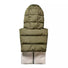 Capuche doudoune chaude et reversible kaki Fudoon modele confortable pour cyclistes en hiver