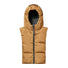 Capuche doudoune chaude et reversible Fudoon marron pour cyclistes, protection et confort en hiver