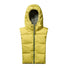 Capuche doudoune chaude reversible Fudoon modele motifs imprime jaune et vert pour cyclistes