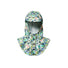 Capuche de pluie Fudoon Fudini avec motif fleurs, imperméable et pratique pour cyclistes sous la pluie