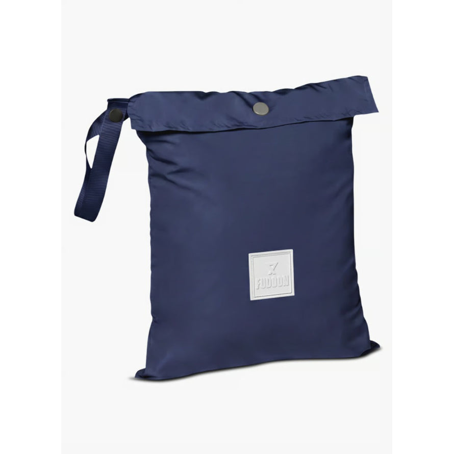 Sac de rangement bleu pour capuche doudoune chaude reversible Fudoon modele pratique pour cyclistes