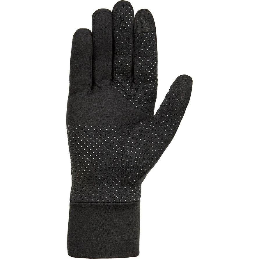 Gants vélo mi-saison Cairn Softex Touch noirs avec grip antidérapant et fonction tactile pour cyclistes