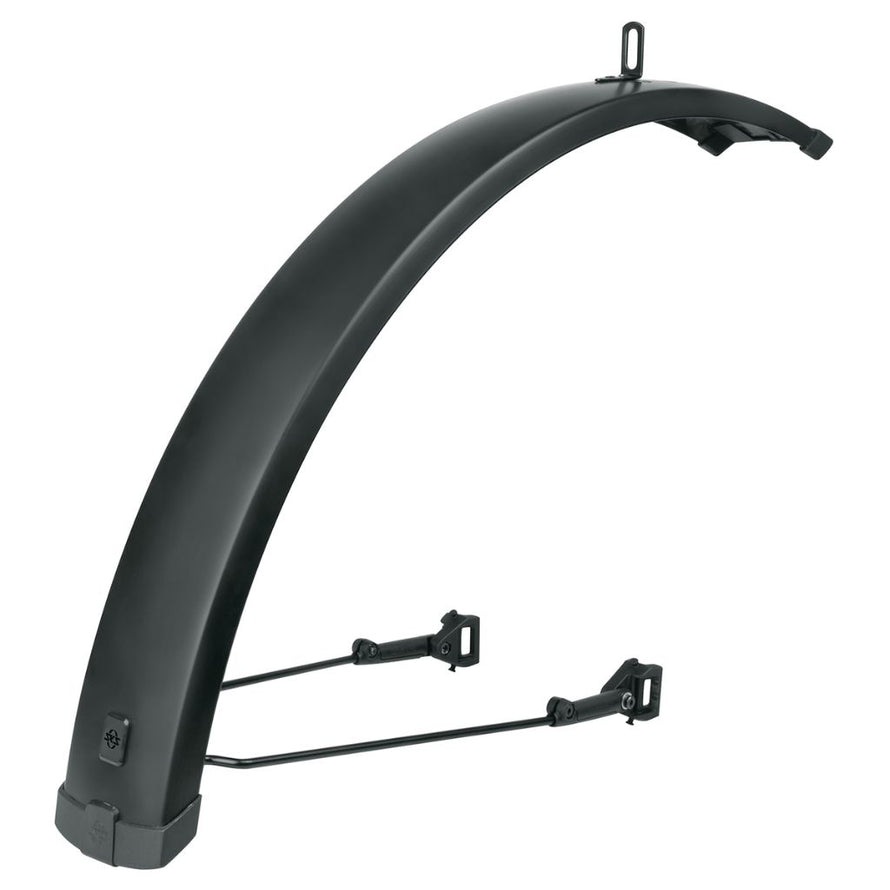 Garde-boue avant pour tous types de vélos, à combiner avec le garde-boue arrière SKS Infinity Universal et le porte-bagages associé