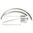 Garde boues martelés argent pour pneus vélo 28 pouces BLB - #6