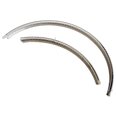 Garde boues martelés argent pour pneus vélo 28 pouces BLB - #1