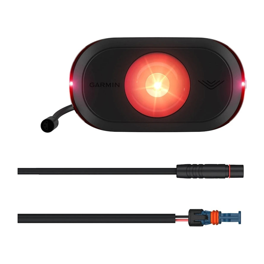 Feu arriere radar Garmin Varia eRTL615 avec connectique pour velo a assistance electrique securise