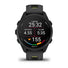 Montre connectee Garmin Forerunner 170 avec ecran digital noir affichant rythme cardiaque et distance
