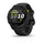 Montre connectee Garmin Forerunner 70 noire affichant ecran principal avec heure et suivi activite sportive
