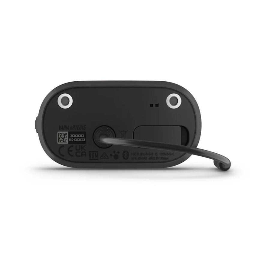 Feu arriere radar Garmin Varia eRTL615 pour velo assistance electrique avec detection et alertes securite