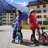 gilet fluo vélo enfant Vasimimine Vasi Lzocel en situation