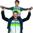Gilet vélo GoFluo North pour enfant réfléchissant bodyglower fluo polyester gris capuche fermeture éclair