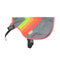 Gilet reflechissant pour chien GoFluo avec rayures fluo pour une securite optimale a velo