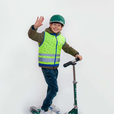Gilet réfléchissant enfants jaune fluo Jackson Go Fluo - #5