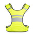 Gilet refletissant Wowow Nova en jaune fluo pour cyclistes, securite optimale et haute visibilite