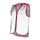 Gilet reflecteur WOWOW Yara femme blanc et rouge pour une visibilite accrue en velo
