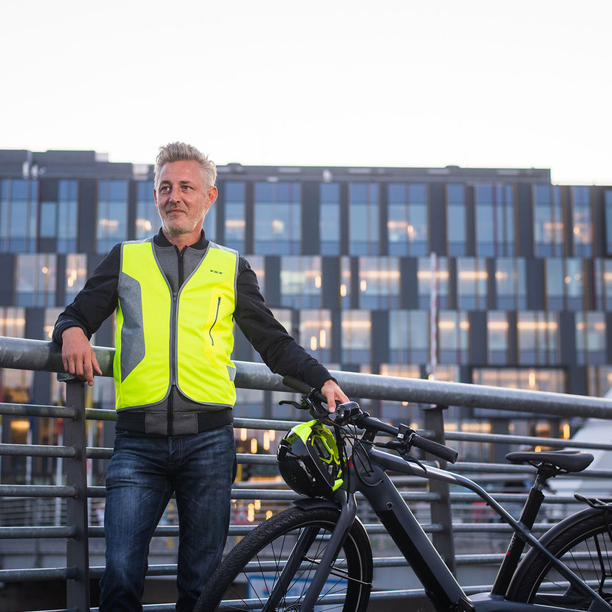 Gilet jaune avec éclairage arrière intégré Tegra eBike Wowow
