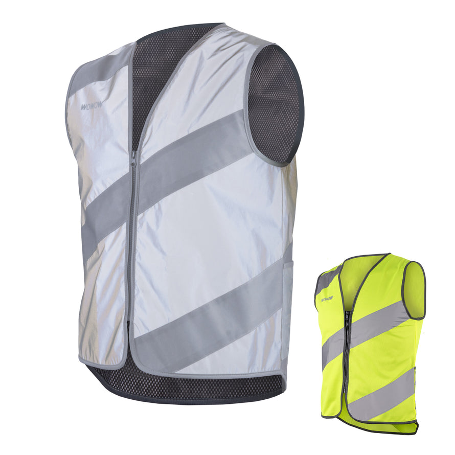 Gilet de sécurité jaune avec bandes réfléchissantes Roadie Wowow - #1