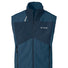 Gilet de vélo homme Vaude Scopi bleu, coupe-vent et résistant pour cyclisme en conditions variées