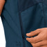 Gilet de vélo homme Vaude Scopi bleu avec fermeture zip pratique, coupe-vent et léger pour cyclisme