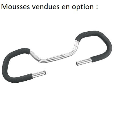 Guidon vélo multi positions en alu argent - #4