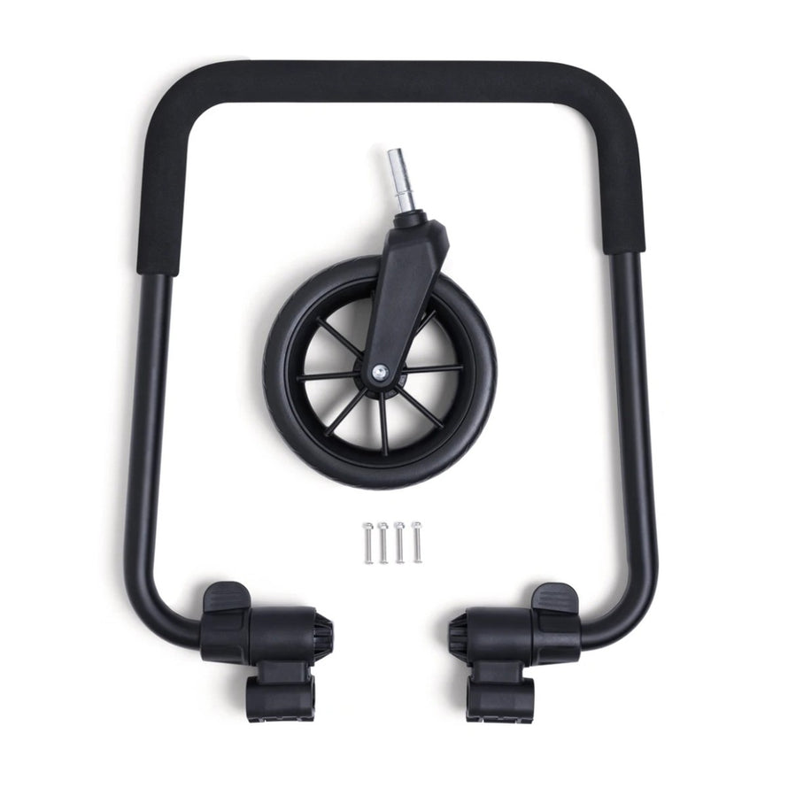 Accessoire kit poussette Hamax MILOU pour remorque vélo chien avec roue et poignée noire