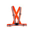Harnais refletissant Suzon & Suzette couleur fluo orange pour une meilleure securite a velo