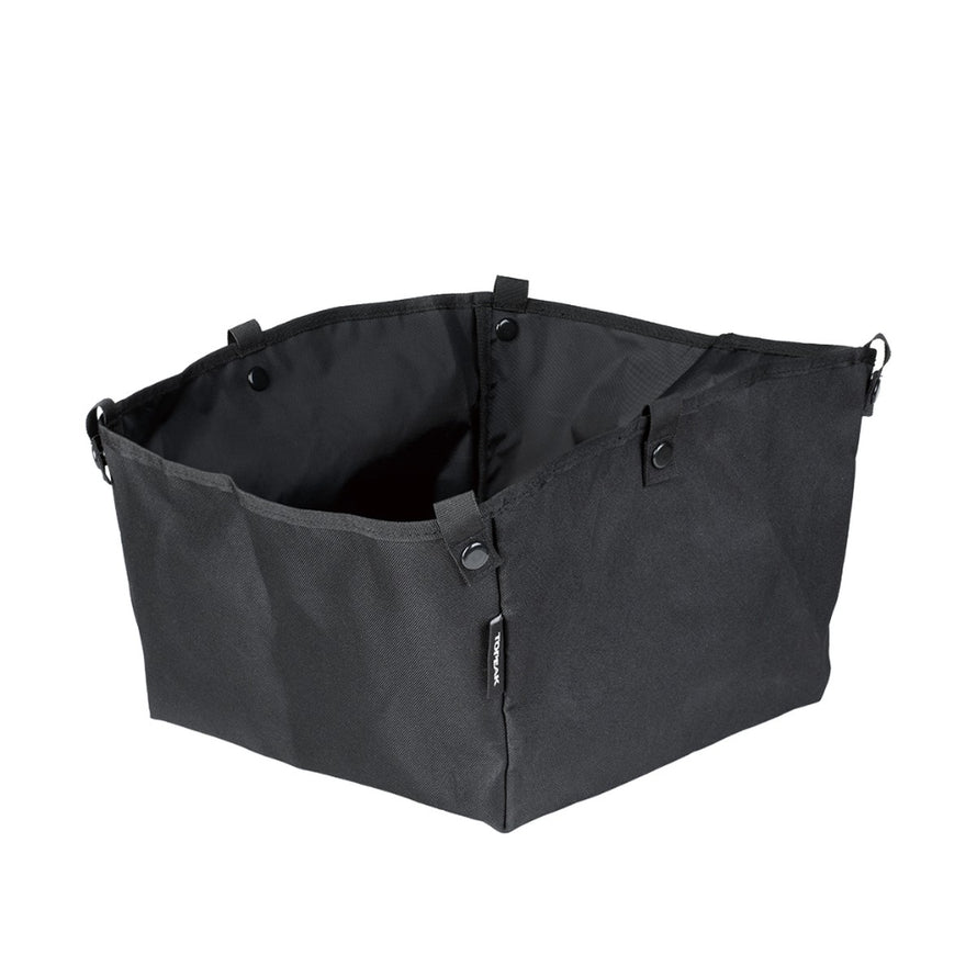 Housse de protection noire Topeak Urban Basket DX pour panier vélo, résistante et pratique pour vos déplacements
