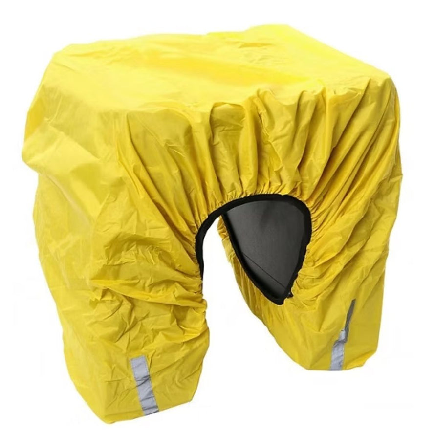 Housse imperméable jaune Hock avec réflecteurs pour protéger des sacoches de vélo
