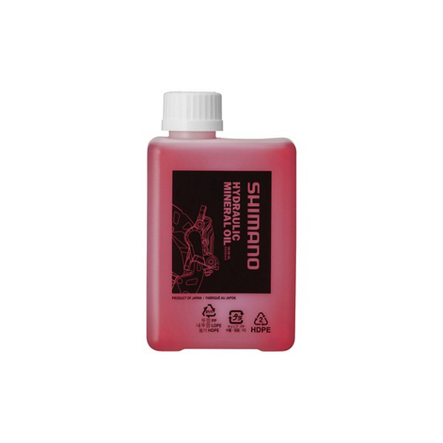 Huile minérale Shimano pour système de freinage hydraulique vélo, flacon 250 ml