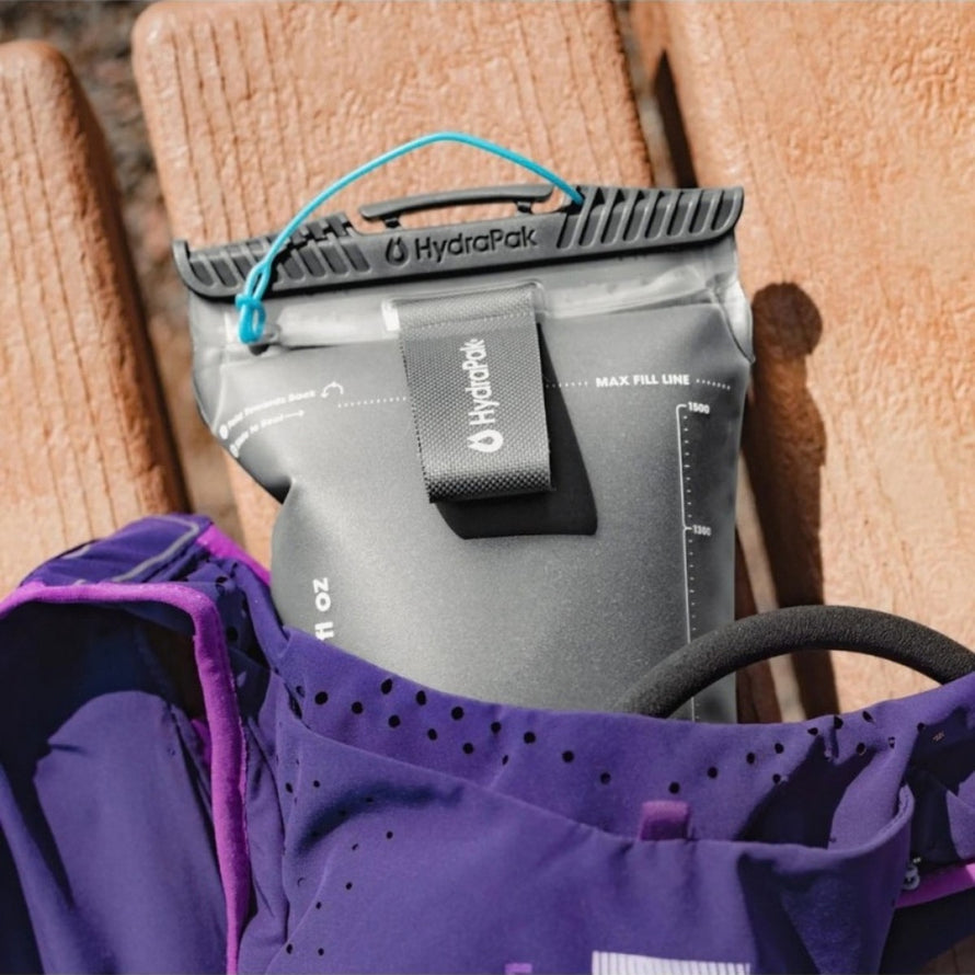 Poche a eau isotherme HydraPak Velocity IT 2L avec fermeture securisee et isolation pour velo